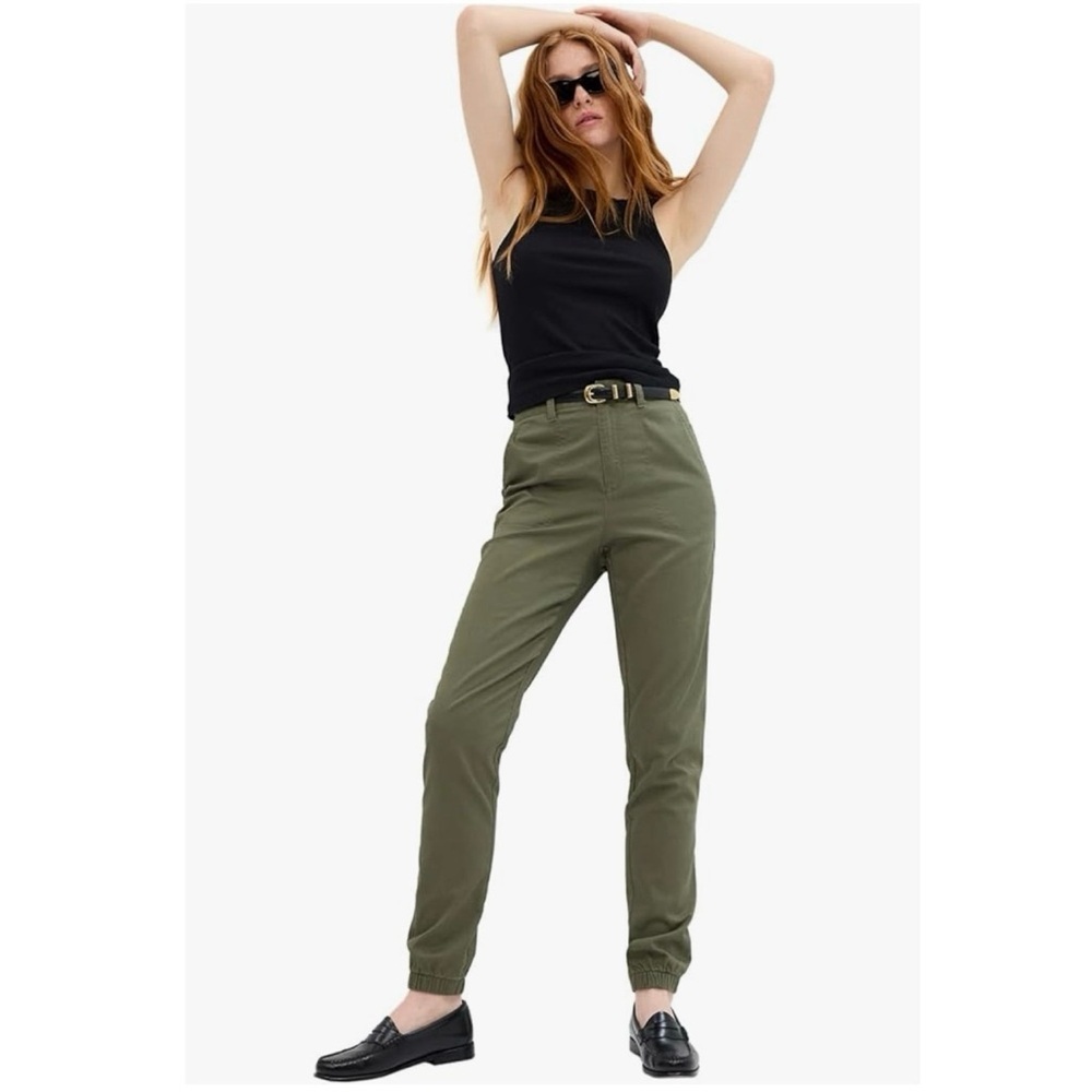 GAP Womens V-Girlfriend Utility Jogger Pants